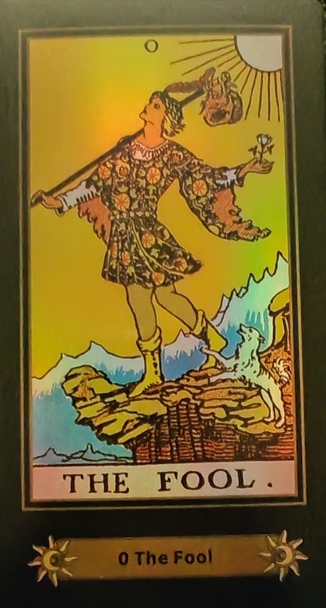 The Fool Tarot card from Jan’s deck